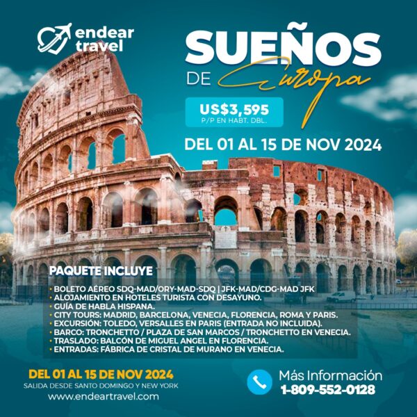 ¡Descubre Europa con el Tour “Sueños de Cultura”!