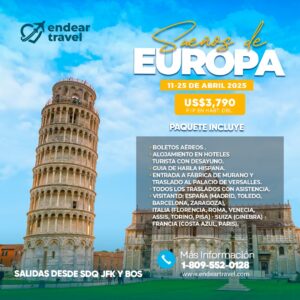 ¡Explora Europa con el Tour “Sueños de Cultura”!