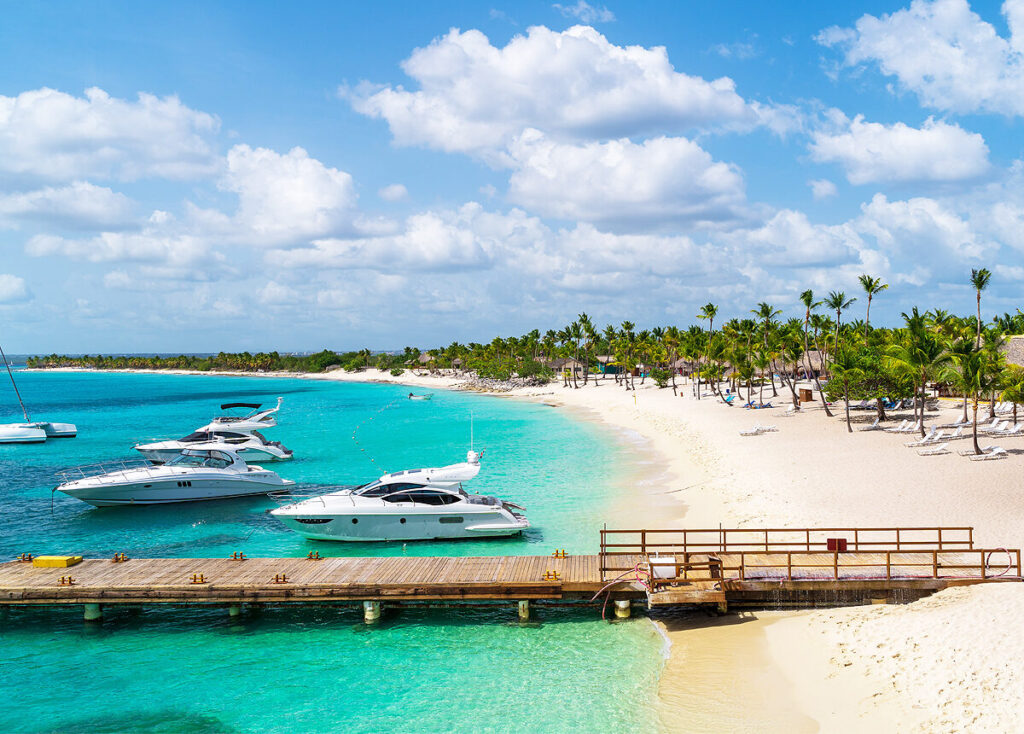 View of Harbor at Catalina Island in Dominican Republic